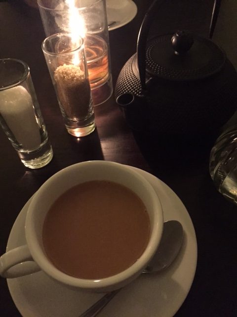 a cup of masala tea