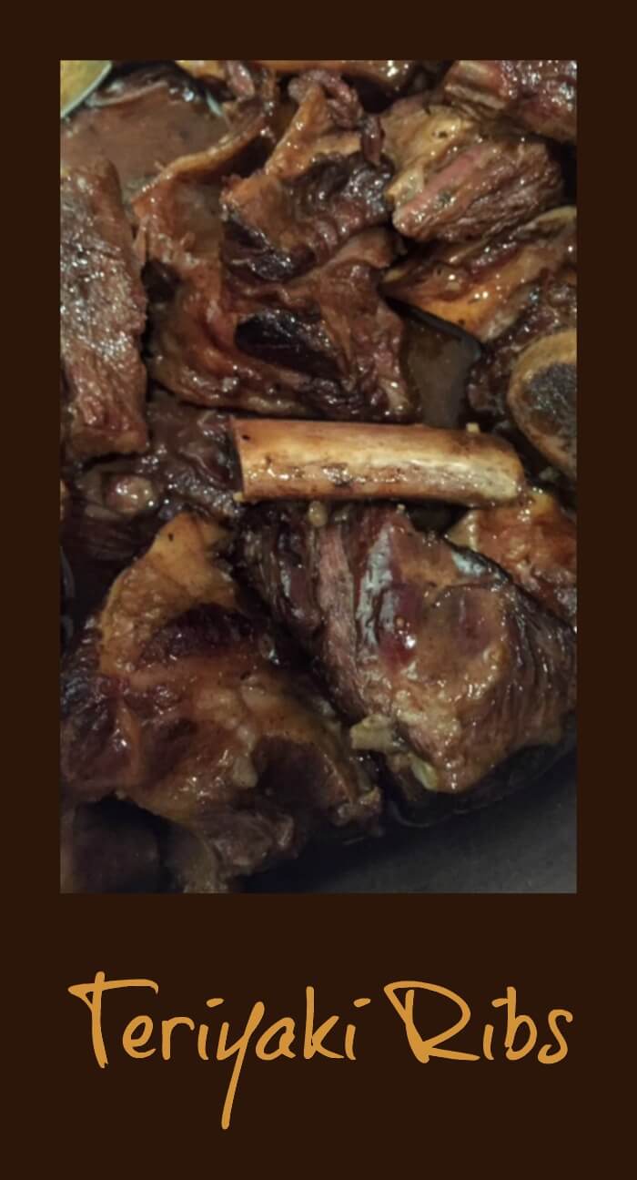 Teriyaki beef ribs
