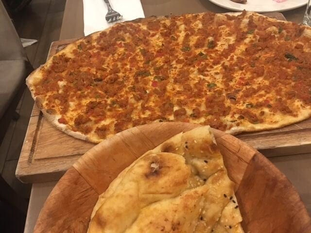 A large Lahmacun at Diyarbakir