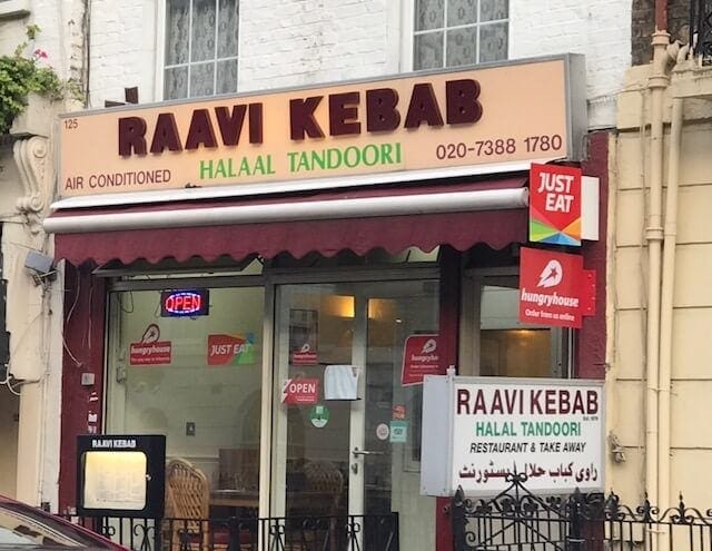 Raavi Kebab restaurant outside