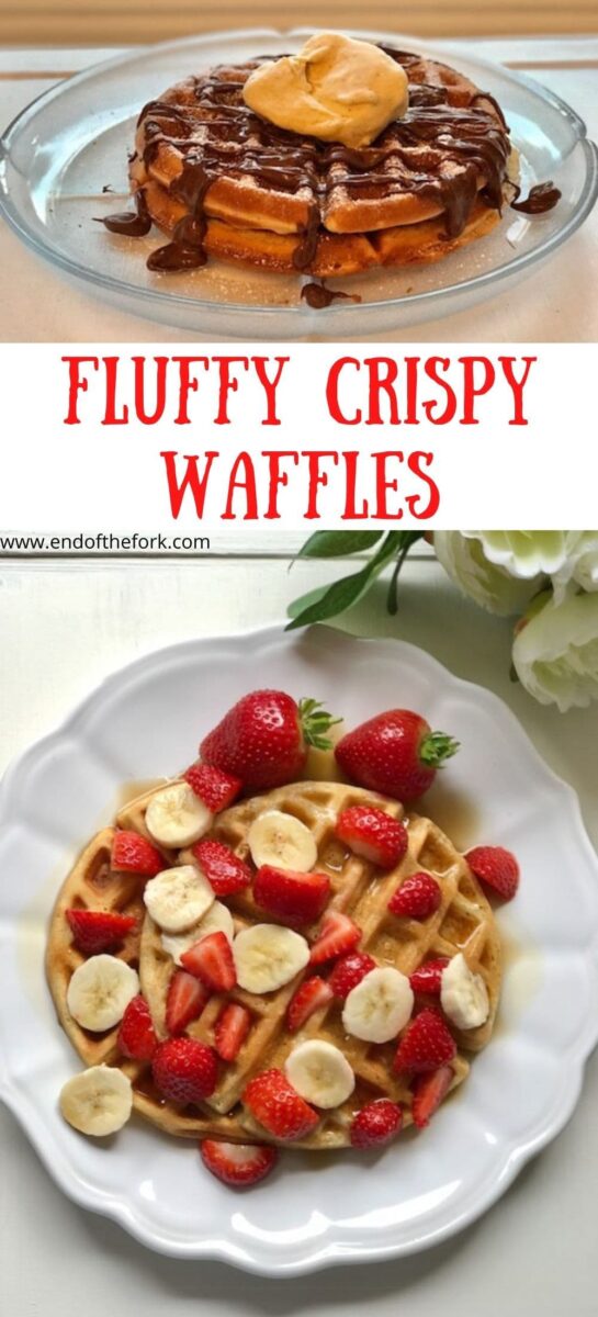 Fluffy Crispy Waffles