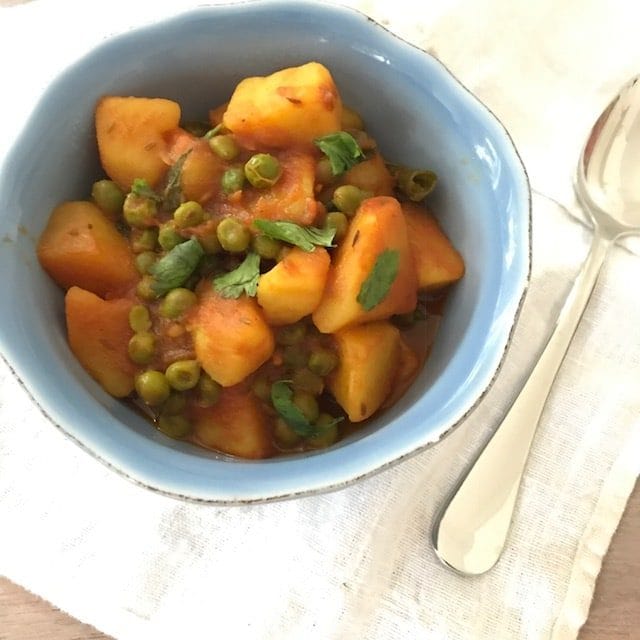 Aloo Mattar curry