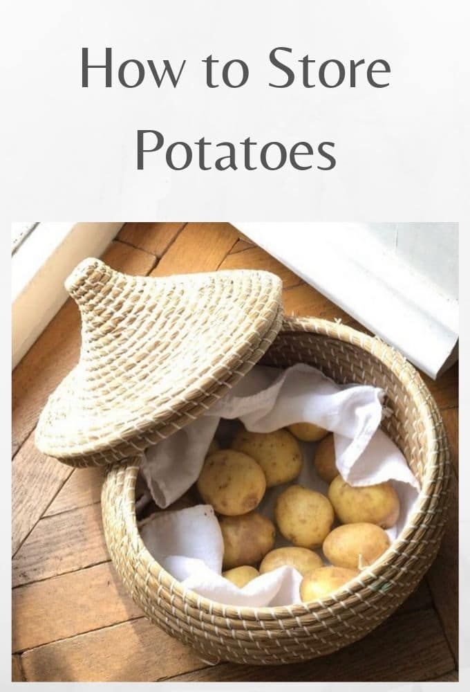 How to store potatoes pin