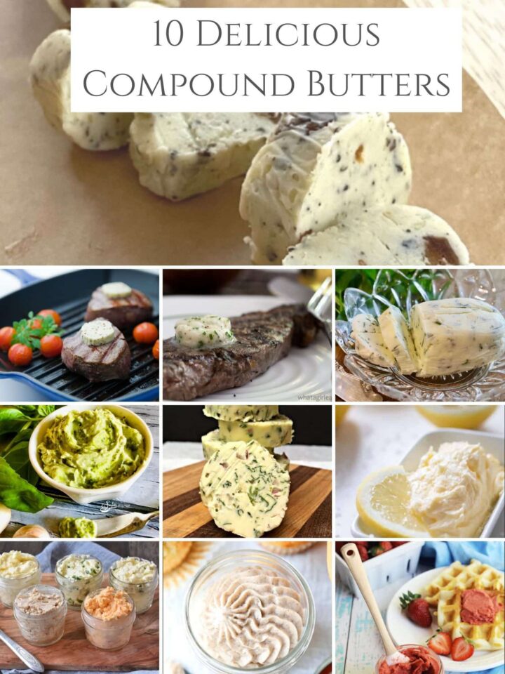 Images of the 10 compound butters