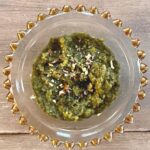 green halwa in bowl