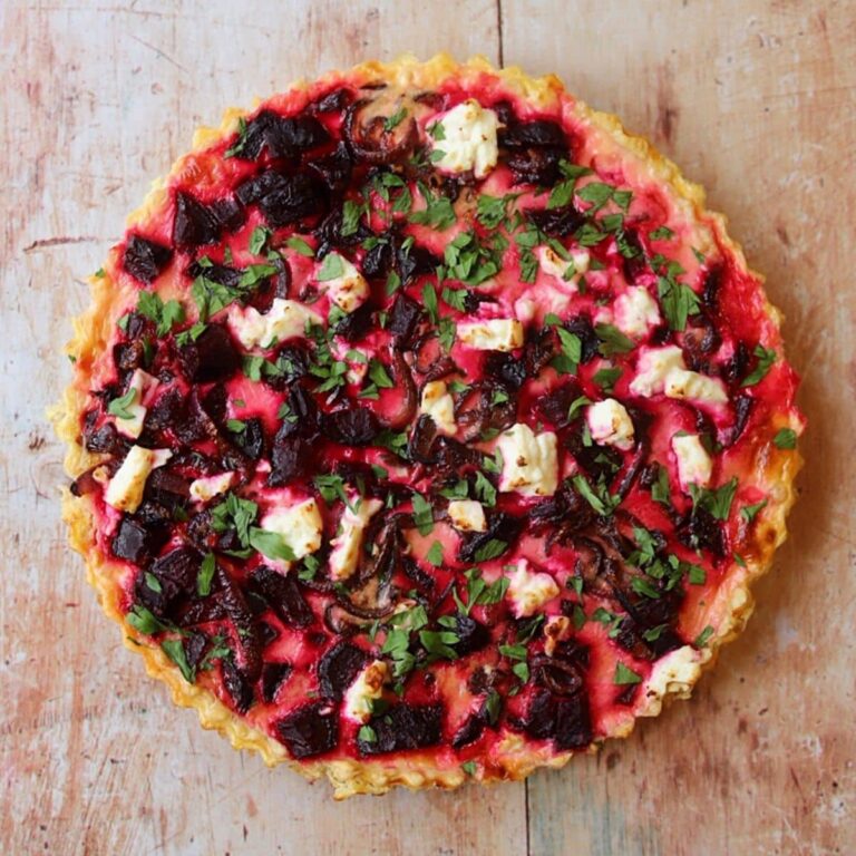 Feta And Beetroot Tart End of the Fork