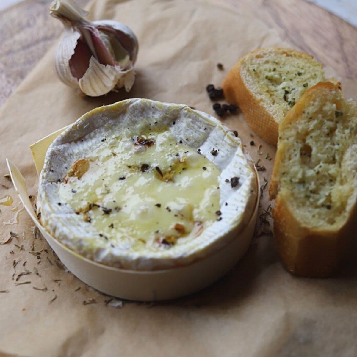 Baked Camembert With Honey & Thyme End of the Fork