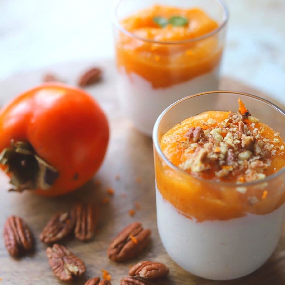 Healthy Persimmon Dessert End of the Fork