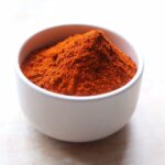 Homemade berbere spice mix in a bowl.